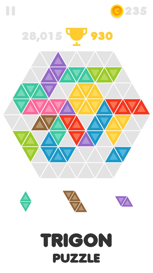 #1. Trigon Block Puzzle (iOS) 由: Colin Blake