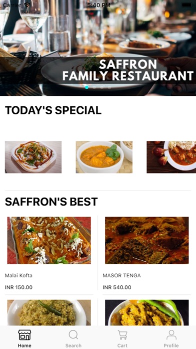 Saffron - The Family Restauran screenshot 2
