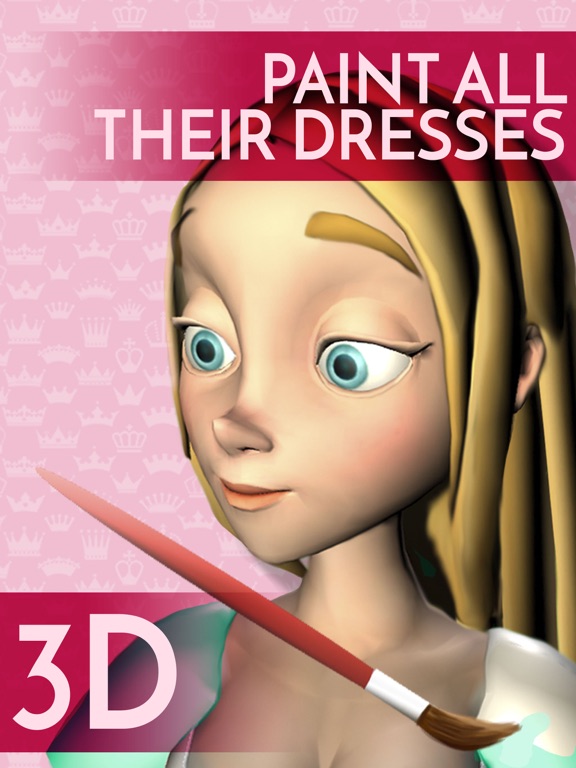 Screenshot #5 pour Princesses livre à colorier 3D - jeu de peinture