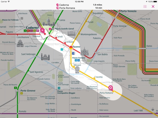 Screenshot #6 pour Milan Rail Map Lite
