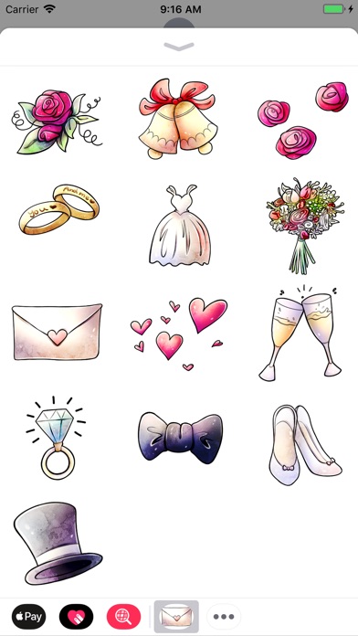 Wedding Stickers by Rike's Art screenshot 2