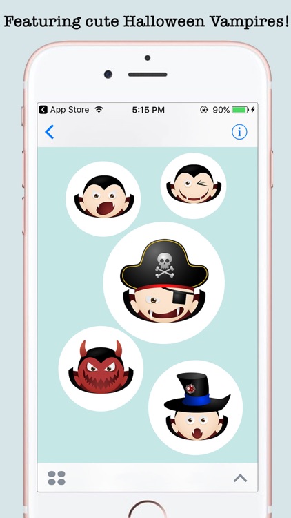 Vampires Halloween Emojis screenshot-3
