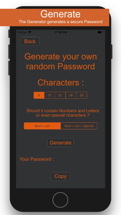 Password-Vault Lite screenshot 2