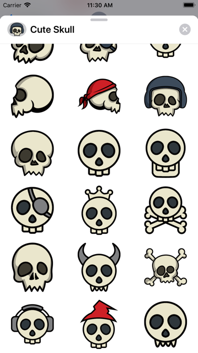 Halloween - Cute Skull screenshot 3