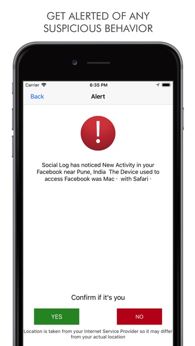 Social Log - Prevent ID theft screenshot 3