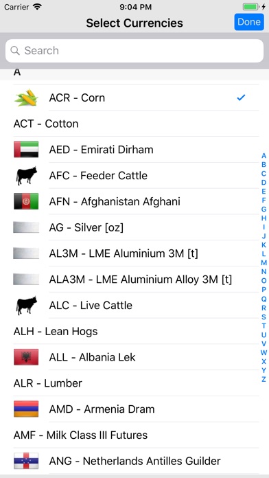 Commodity Prices Online screenshot 3