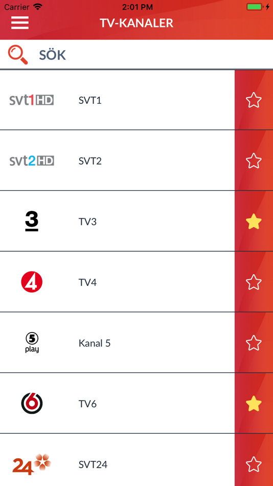 TV Tablå Sverige (SE) - 1.7 - (iOS)