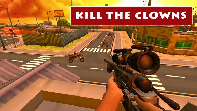 US Clown Sniper Gun Attack screenshot-3