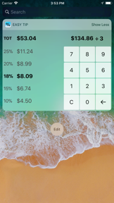 Easy Tip Widget screenshot