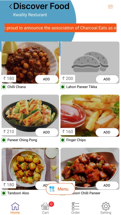 Oye Food - Food Ordering app