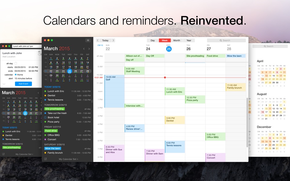 Fantastical 2.4.9  Create calendar events using natural language
