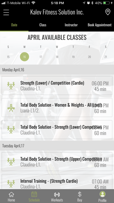 Kalev Fitness screenshot 4