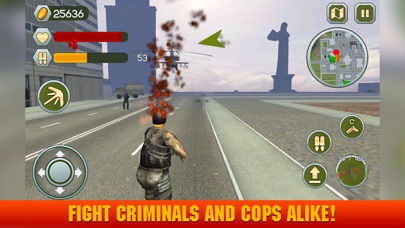 Fire Skull Superhero: City Sim screenshot 2