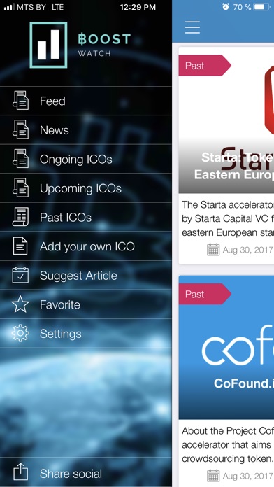 Boost Watch - ICO List screenshot 2