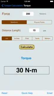 torque calculator, units conv iphone screenshot 3