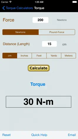 Game screenshot Torque Calculator, Units Conv hack