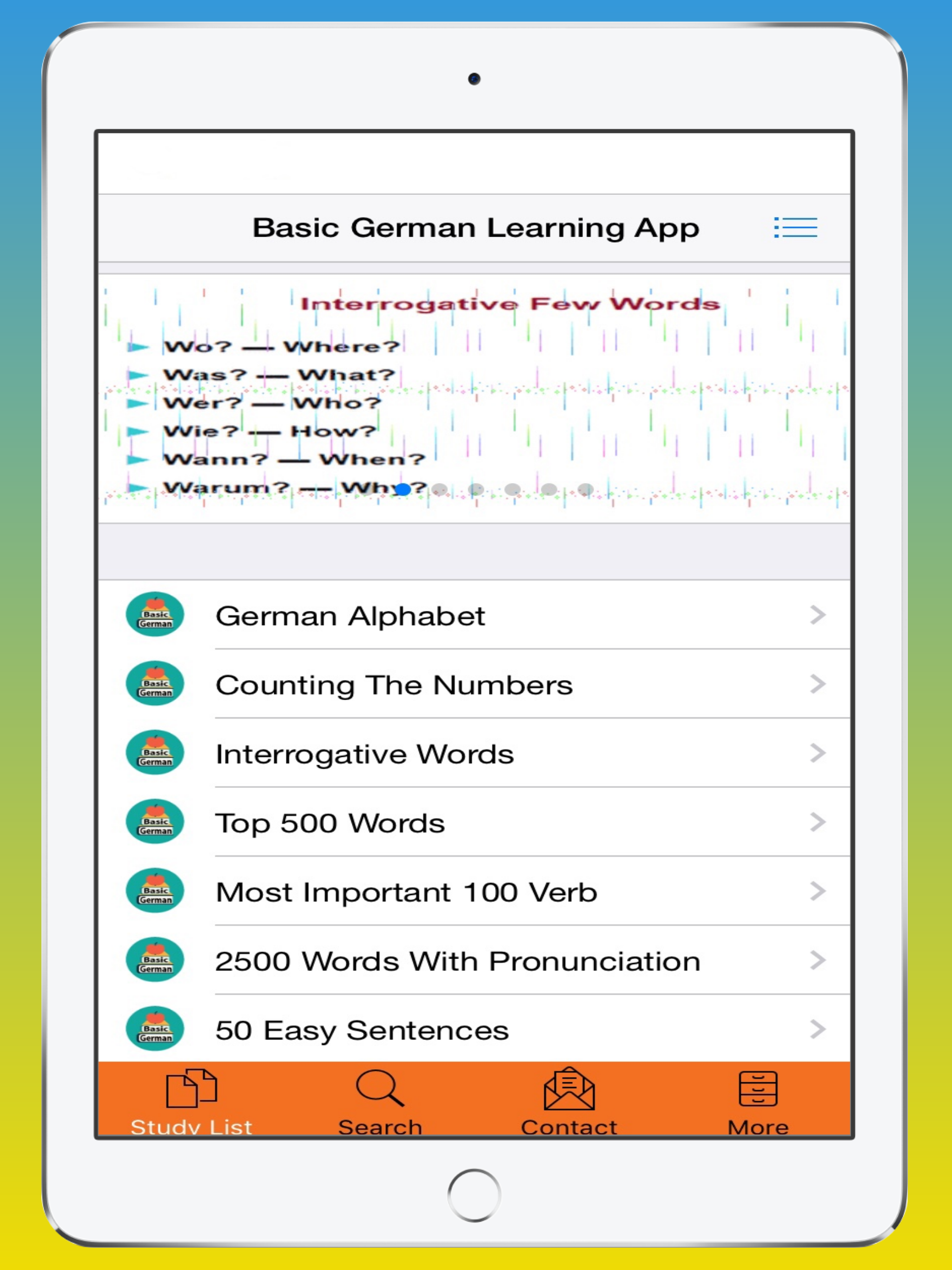 Learn Basic German Beginners
