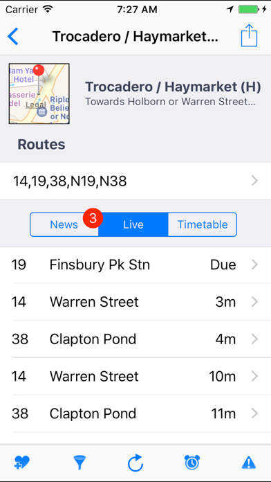 Screenshot #2 pour BusMate London Lite