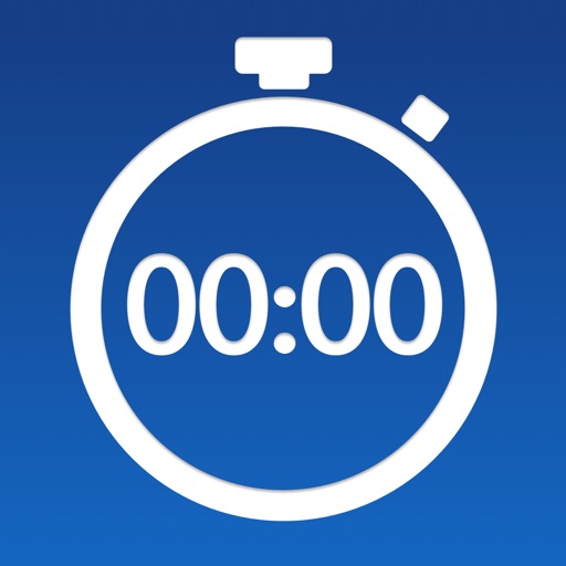 Blue Interval Timer - AppWisp.com