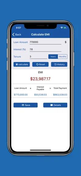 Game screenshot EMI Calculator - Loan Planner apk