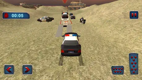 Offroad-Polizei-LKW-Transport