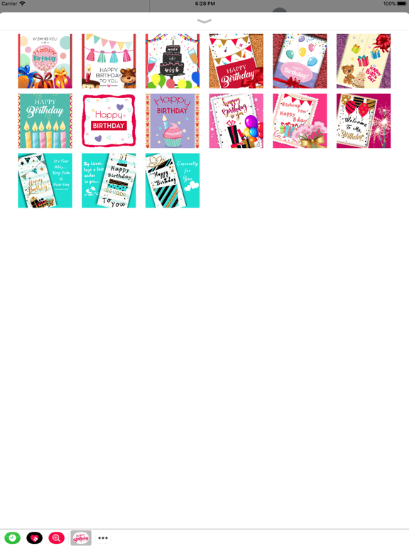 Screenshot #5 pour Happy Birthday Card Stickers