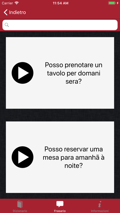 Accio: Italian-Portuguese Screenshot