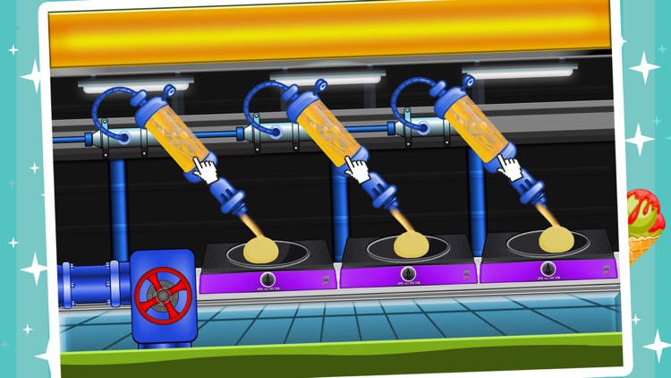 Ice cream cone factory