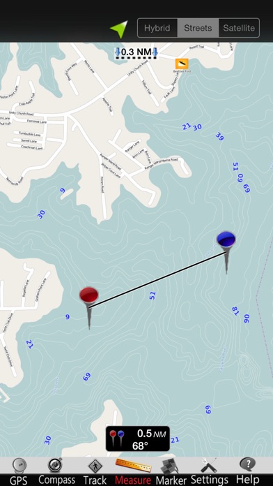 Screenshot #3 pour Lake Norman GPS Nautical Chart