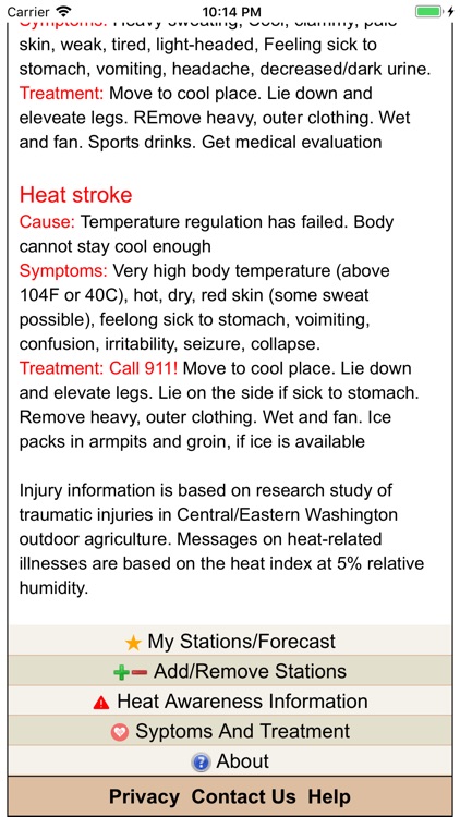 AgWeatherNet Heat Stress