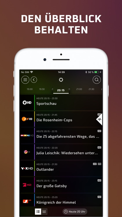 HD+ TV-Programm Guide