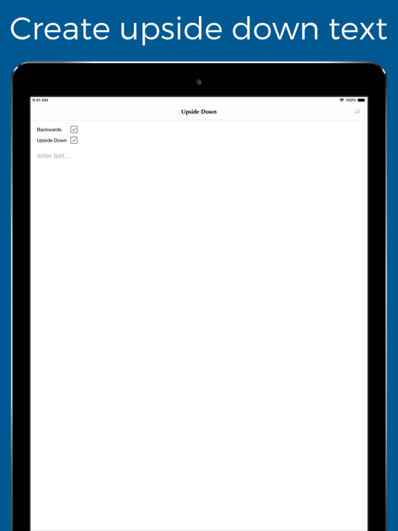 Screenshot #4 pour Upside down text keyboard
