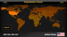 population clock hd iphone capturas de pantalla 1