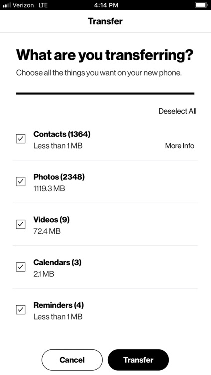 Verizon Content-Transfer