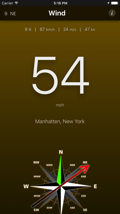 Wind App Screenshot