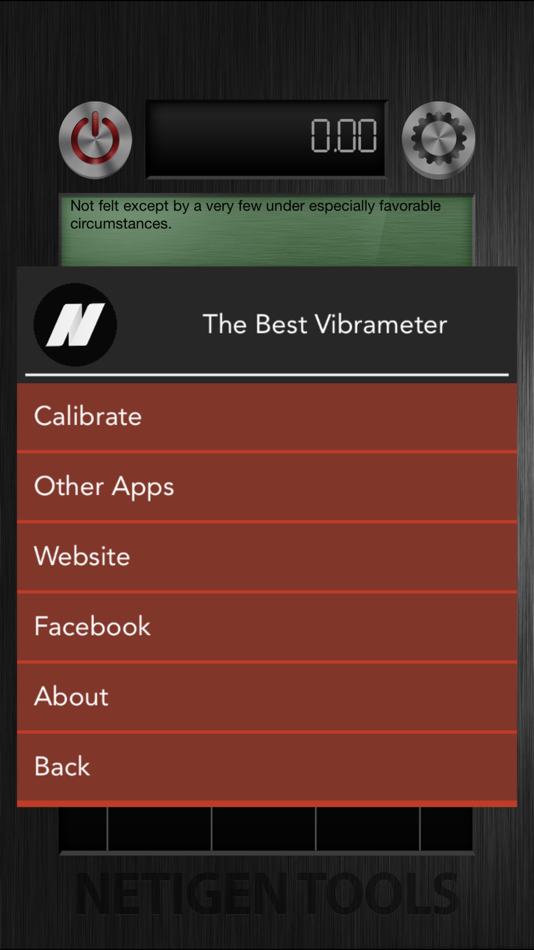 #2. The Best Vibration Meter (iOS) 게시자: NETIGEN Kluzowicz sp. j.
