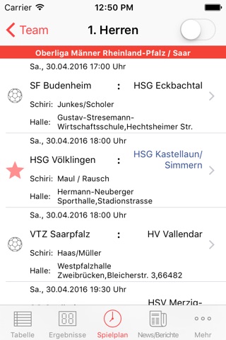 HSG Kastellaun/Simmern screenshot 2