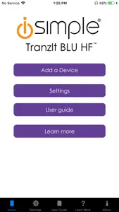 TranzIt BLU HF screenshot #1 for iPhone