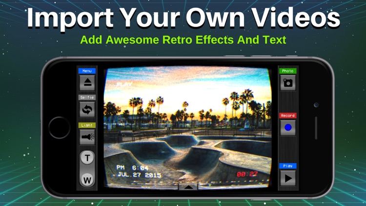 Retro VHS Old School Camcorder