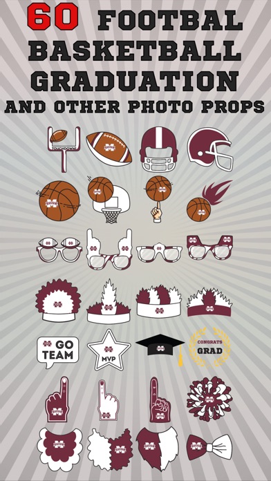 Mississippi St Bulldogs PLUS Selfie Stickers screenshot 3