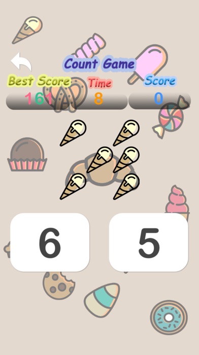 Sweets Counting Math screenshot 3