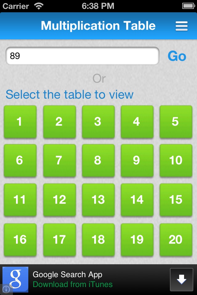Multiplication - Times  Tables screenshot 3