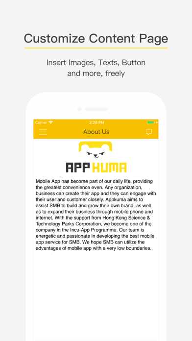 App screenshot