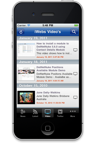InteractiveWebs News screenshot 3