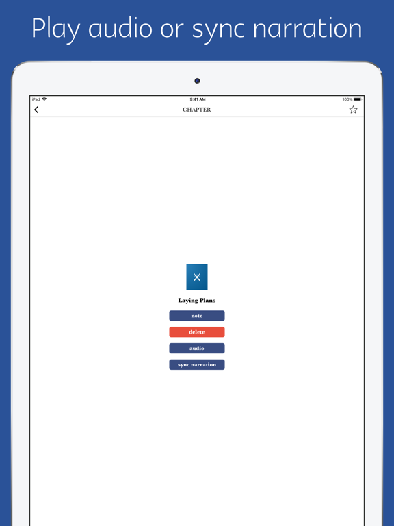 The Art of War -sync audiobook iPad screenshot 3 - Reference app