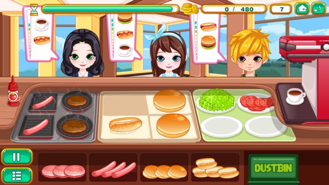 Burger Hotdog  Fever - Restaurant Simulation Game(圖4)-速報App