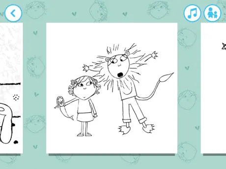 Charlie and Lola Colouring