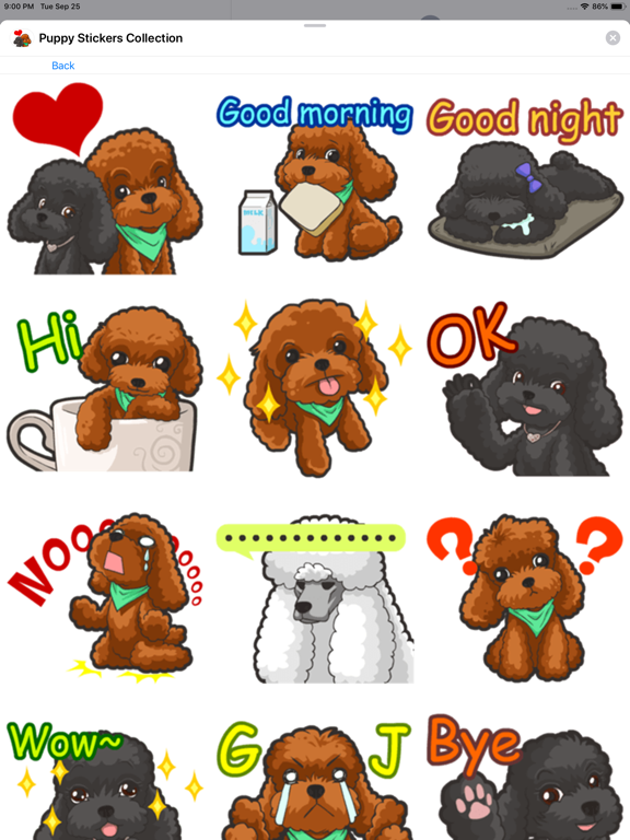 Puppy Stickers Collection screenshot 4