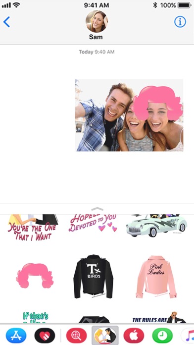 Screenshot #3 pour Official Grease Stickers