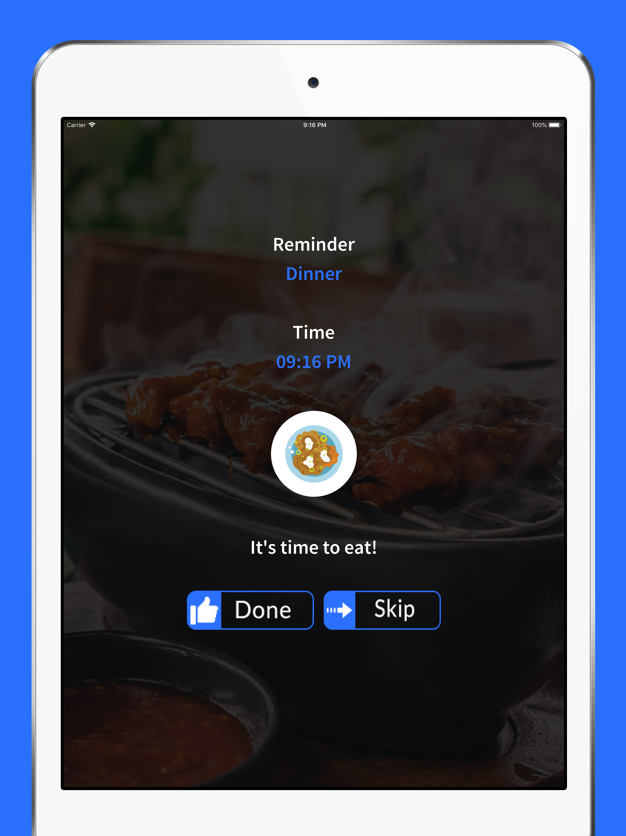 Meal Reminder - Time to Eat